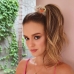 Scrunchie Tule Flores