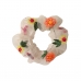 Scrunchie Tule Flores