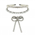 Kit Tiara Dupla Miuccia + Laço Metal Cristais