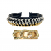 Kit Tiara + Presilha Big Chain Cristal