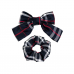 Kit Presilha Laço + Scrunchie Berry